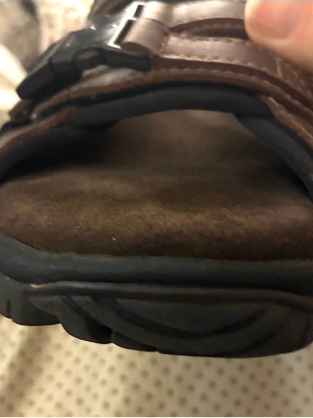 Preowned, lightly used Sonoma mongoose  all-terrain men’s hiking sandals size 7M